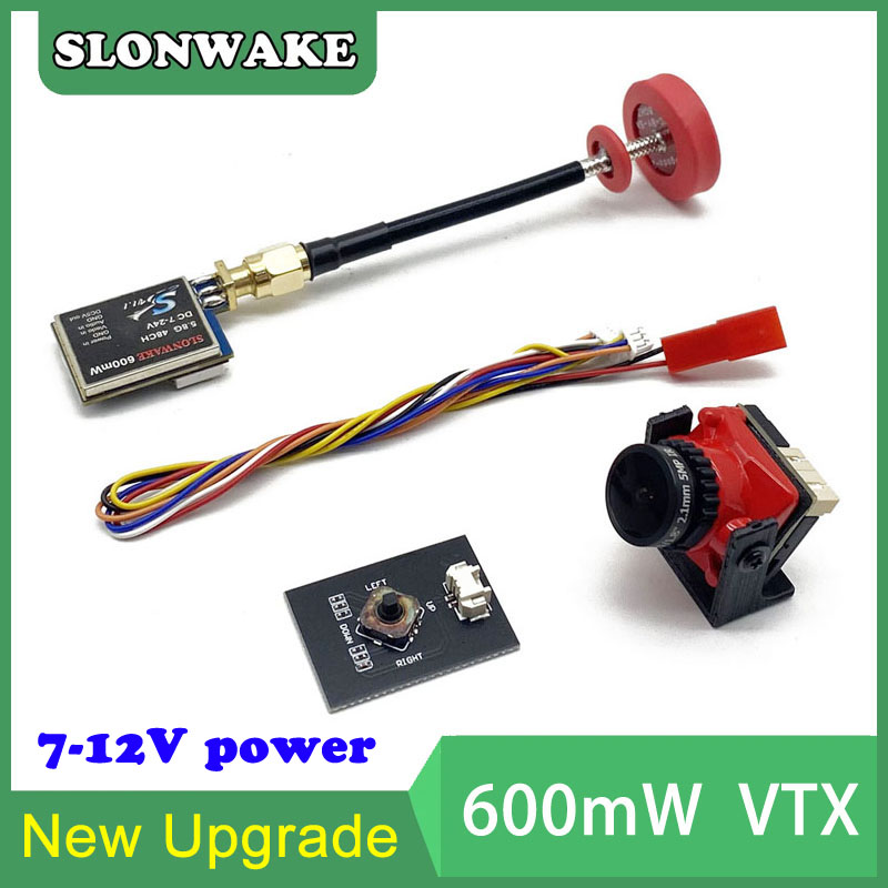 Drone Rc Controller And Receiver - 5,8G 48CH 600 МВт регулируемый VTX-CAM