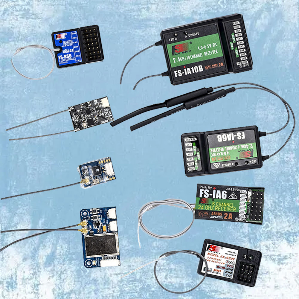 Drone Rc Controller And Receiver - Приемник Flysky RC FS-IA6 IA6B IA10B