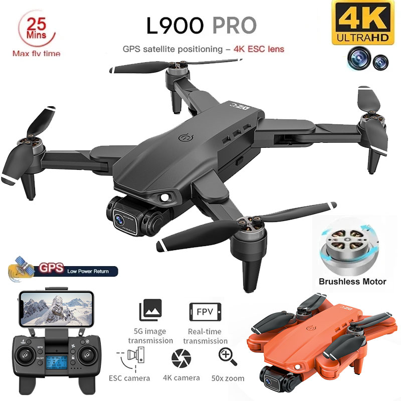 Drone E88Pro Rc 4K - Квадрокоптер L900 Pro складной с GPS