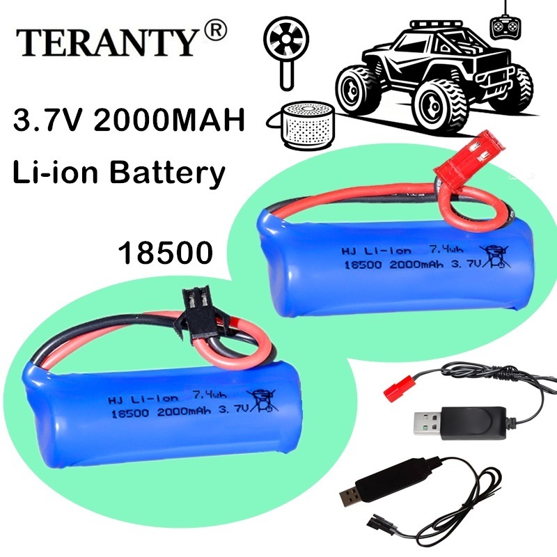 Lipo Battery Charger - Литий-ионный перезаряжаемый аккумулятор 18500, 3,7 В,