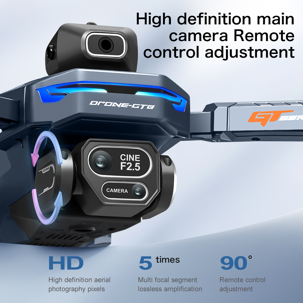 НОВЫЙ Дрон GT8 HD RC с двумя п – обзор и цена Drone E88Pro Rc 4K