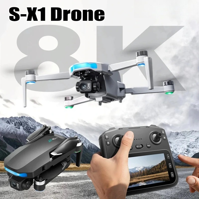 Оригинальный дрон S-X1 8K HD,  – обзор и цена Drone E88Pro Rc 4K
