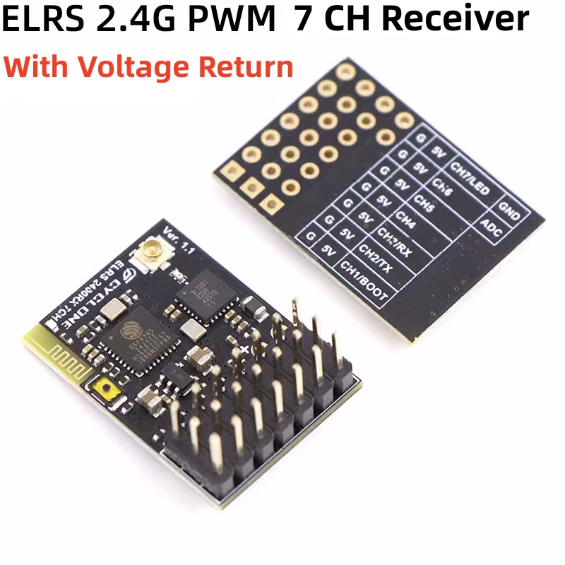 ELRS 2,4G PWM 7CH 6CH CRSF при – обзор и цена Drone Rc Controller And Receiver