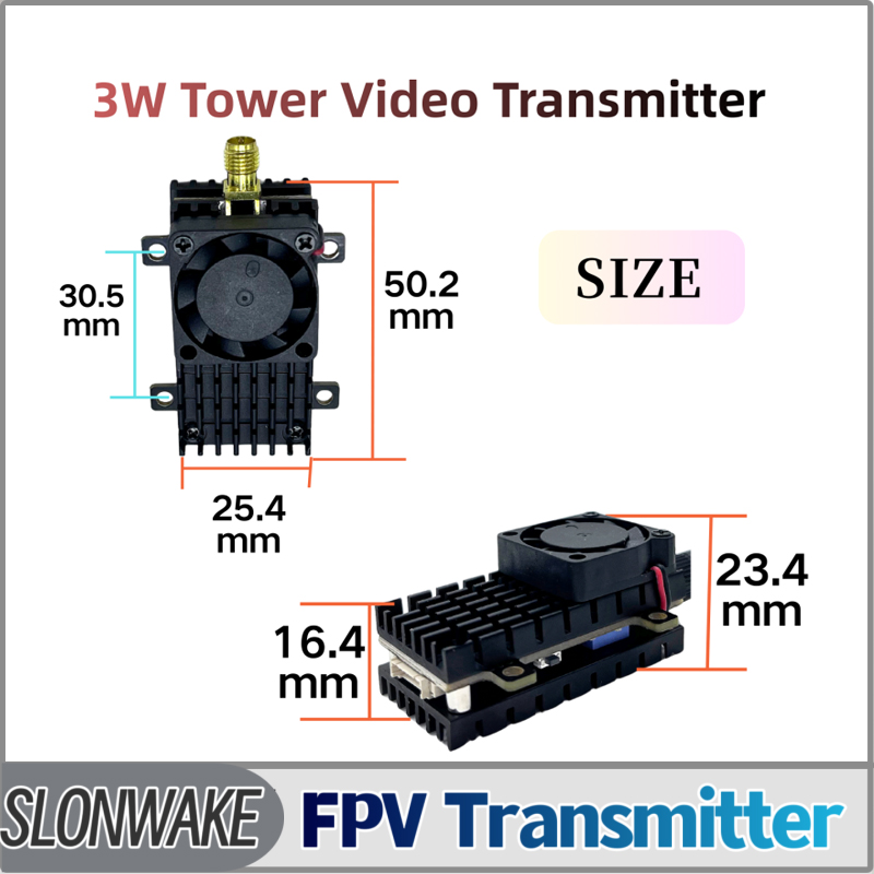 SLONWAKE 5,8G 3000 МВт Модуль  – обзор и цена Drone Rc Controller And Receiver