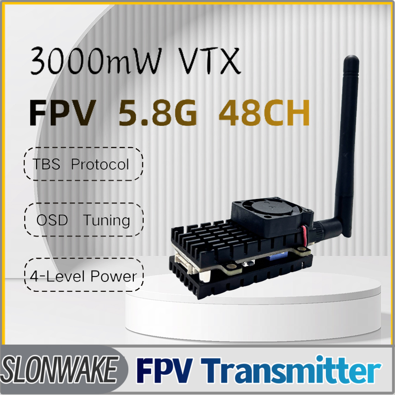 SLONWAKE 5,8G 3000 МВт Модуль  – обзор и цена Drone Rc Controller And Receiver