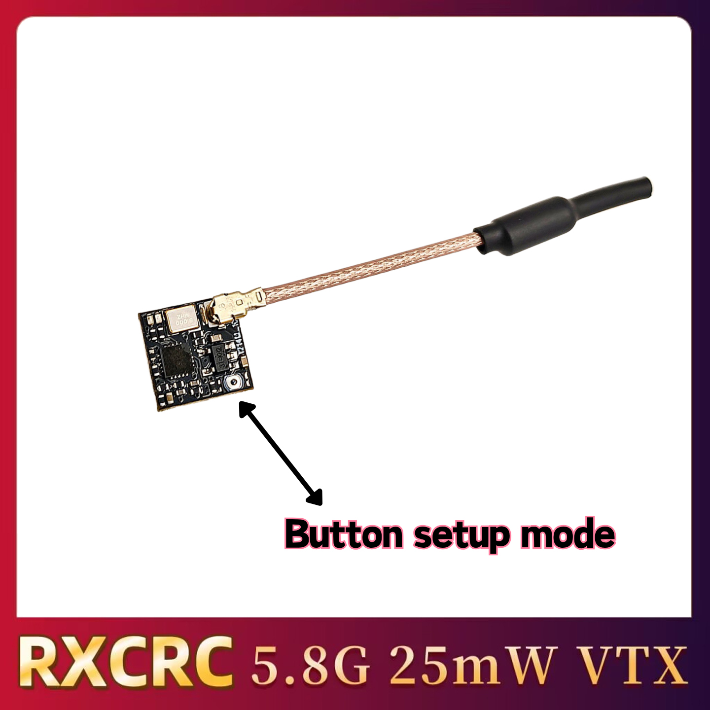 RXCRC 5.8GHz 48CH FPV 25mW ана – обзор и цена Drone Rc Controller And Receiver