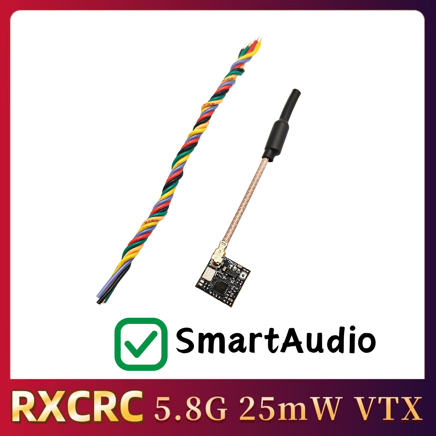 RXCRC 5.8GHz 48CH FPV 25mW ана – обзор и цена Drone Rc Controller And Receiver