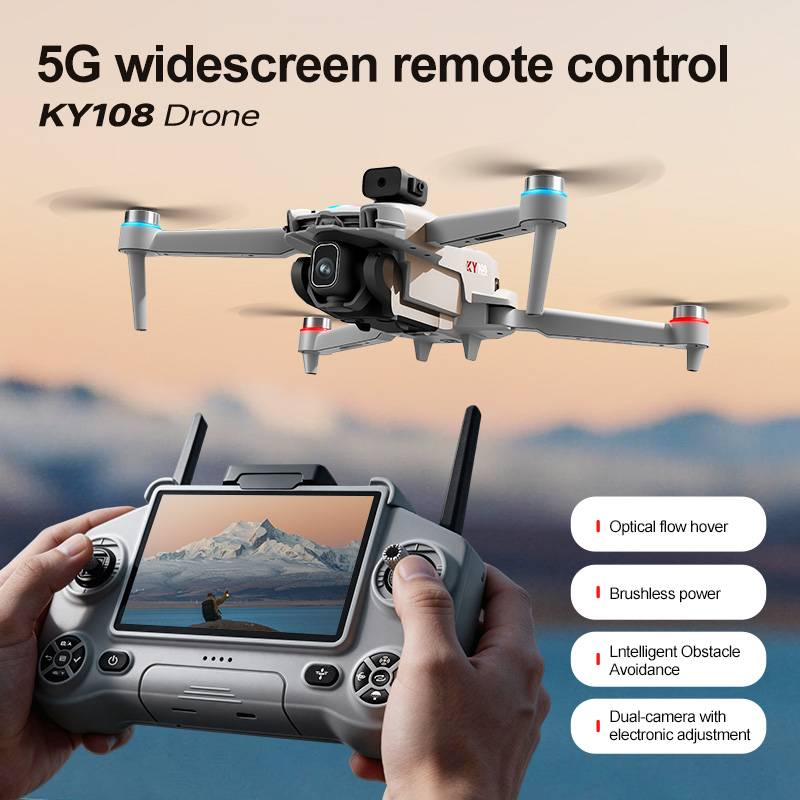 Новый дрон KY108 2026 года с 8 – обзор и цена Drone E88Pro Rc 4K